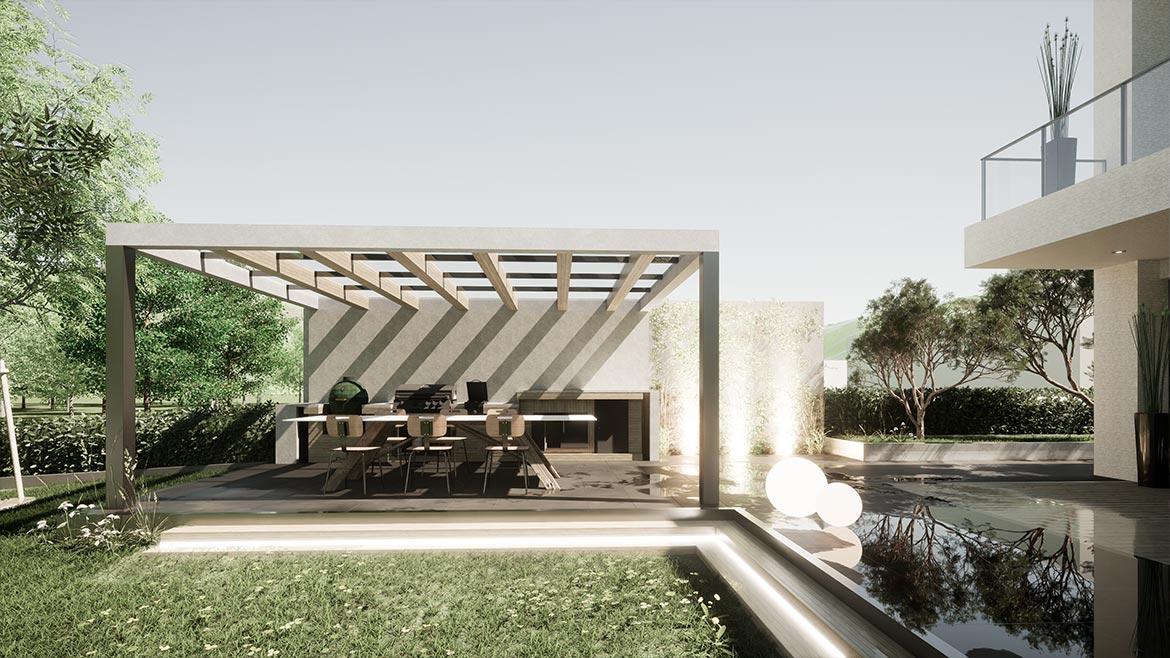 Ideenfindung zur Außenanlagengestaltung eines Einfamilienhauses - Architekturbüro Wolfgang Emondts in Hückelhoven