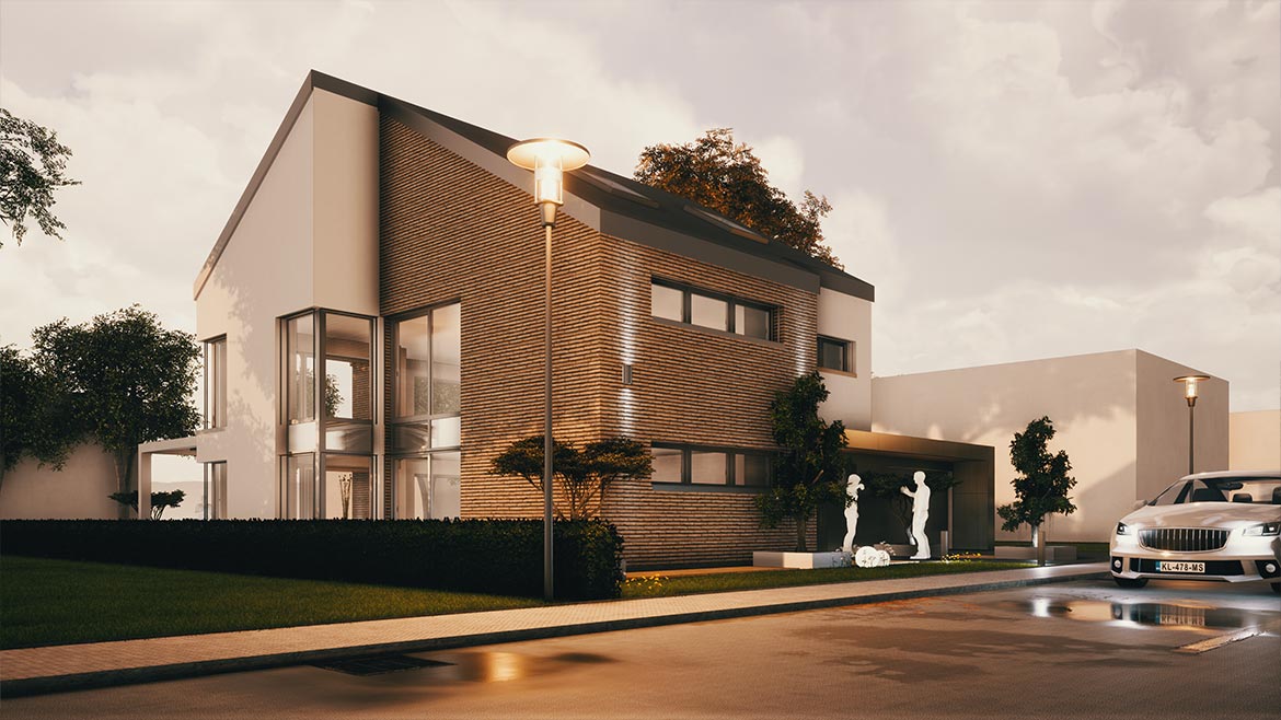 Neubau eines Einfamilienhauses in Bedburg - Architekturbüro Wolfgang Emondts in Hückelhoven