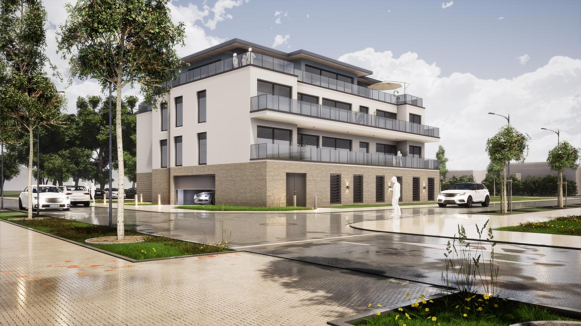 Neubau eines Mehrfamilienhauses in Erkelenz - Architekturbüro Wolfgang Emondts in Hückelhoven