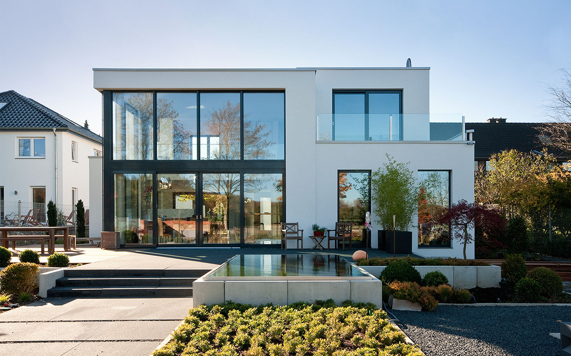 Neubau eines Einfamilienhauses in Krefeld - Architekturbüro Wolfgang Emondts in Hückelhoven